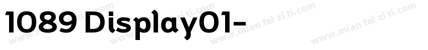 1089 Display01字体转换